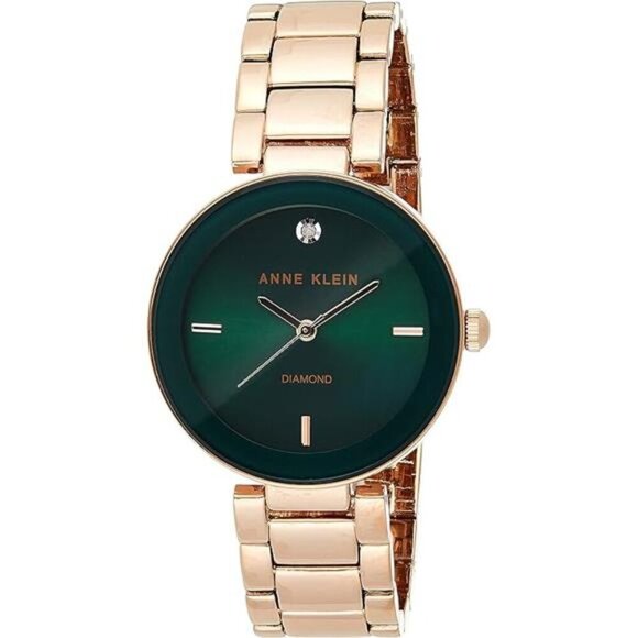 Women\'s Round Genuine Diamond Dial Bracelet Watch main image 5